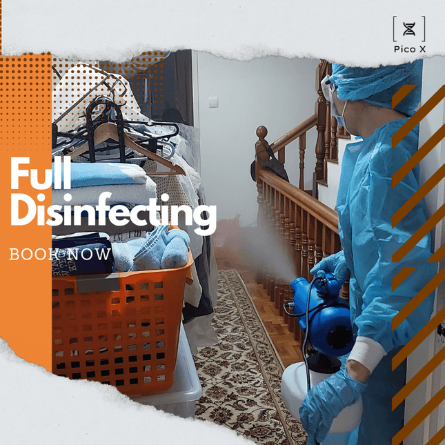 Full Disinfecting Service with Antimicrobial Coating For Home Pico X