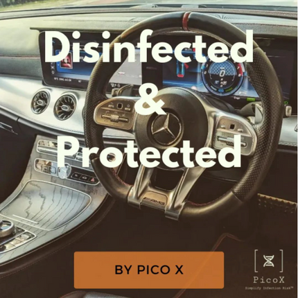 On-site/ Mobile disinfecting, antimicrobial coating service for saloon, MPV and SUV - Pico X - Infection control technology - Disinfection, Prevention and Mitigation
