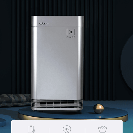 PXV02 - Smart Air Purifier For Home. Silver ion Filter +  UV + True HEPA 13 Pico X 